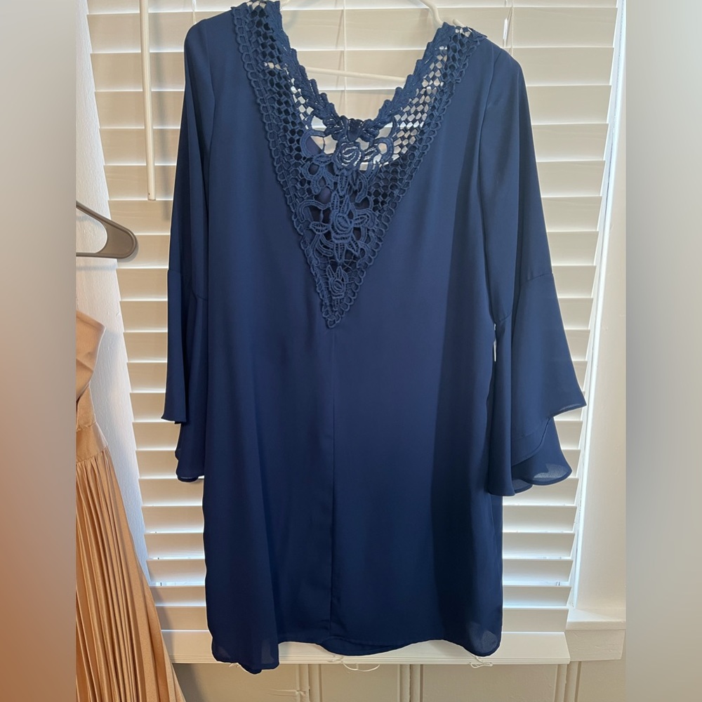 Navy Shift Dress